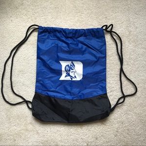 Duke Blue Devil Logo Drawstring Bag